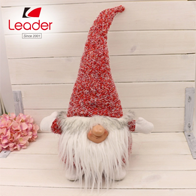 China Fabricante Red Hat Sessão de prateleira de tecido Natal Moose para decoração