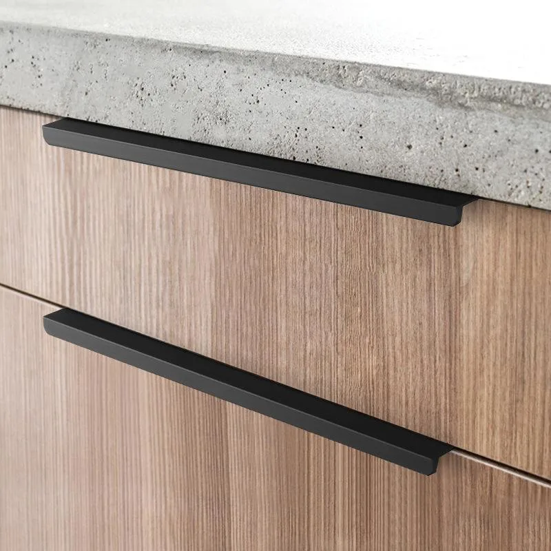 Aluminum Cabinet Pulls Profiles Handle Kitchen Hardware Furniture Fittings Door