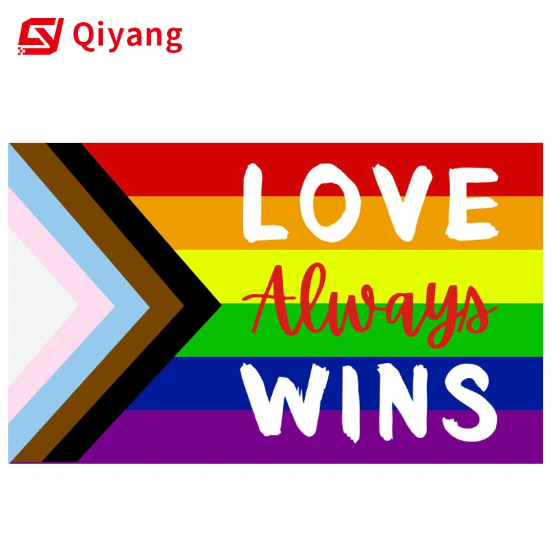 90X150cm Wholesale/Supplier Good Quality Full Color Printed Custom Printing Transgender Pride Rainbow Flags