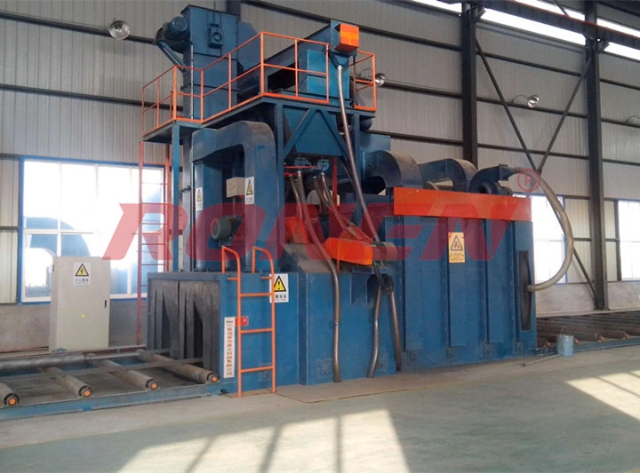 Cleaning Petrochemical Steel Pipe Wall Surface Oxide Skin Welding Slag Shot Blast Cleaning Machine