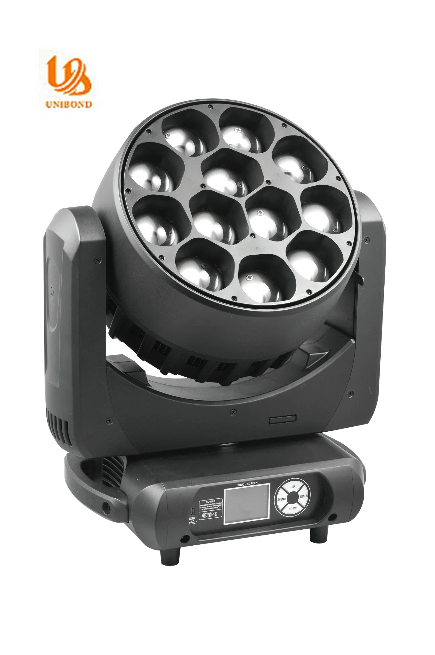 12X40W 4in1 RGBW Stage Zoom Wash LED Moving Head Lighting