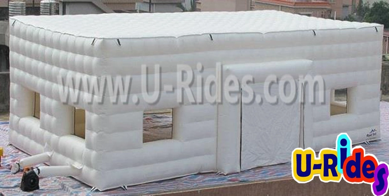 Blanco inflable enorme cubo de coser carpa para Evento