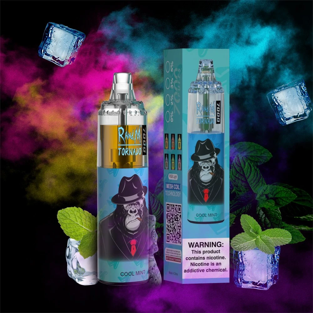 E Zigarette Puff Bar Wape Pod Vaper Vaporizer Einweg elektrisch Shisha Randm Tornado 7000 Puffs Vape