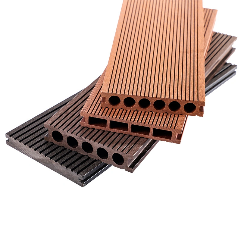 Outdoor WPC Flooring Plastic Wood Floor Decking Floor Building Material