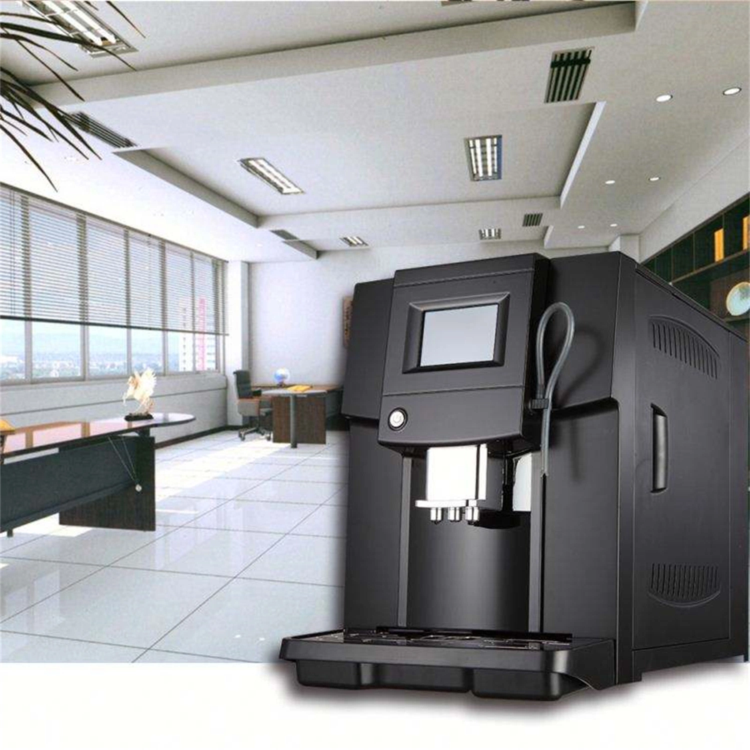 Direct Sale Smart Large HD Touch Screen Cup Caldoo Coffee Maker Machine