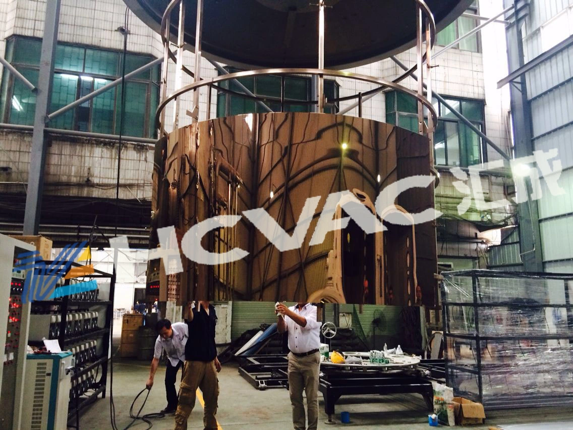 Hcvac الفولاذ المقاوم للصدأ ورقة أثاث الأنابيب PVD آلة تفريغ الهواء النظام