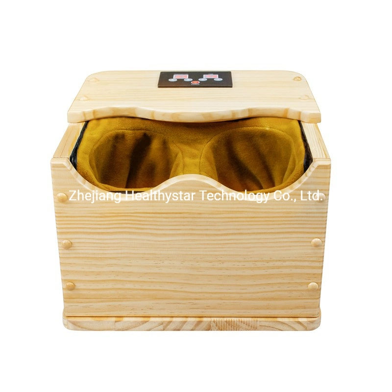 Red Infrared Foot Massage Sauna Wooden Bath Barrel