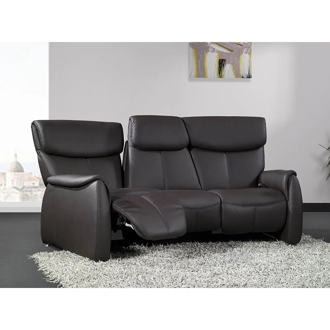 Tomo high Quality Modern Furniture Home Theater Recliner with Lowered Table Leather Sofa