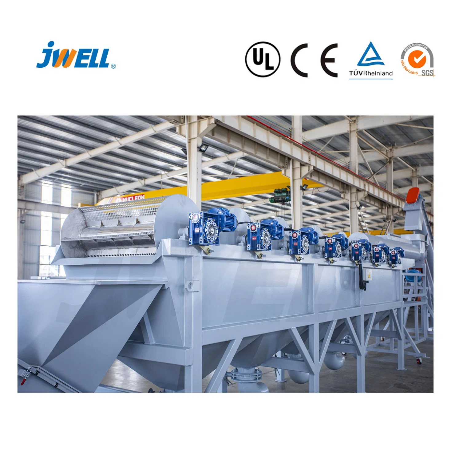 Recycling Crushing Washing Drying Granulation/Pelletizing Production Line