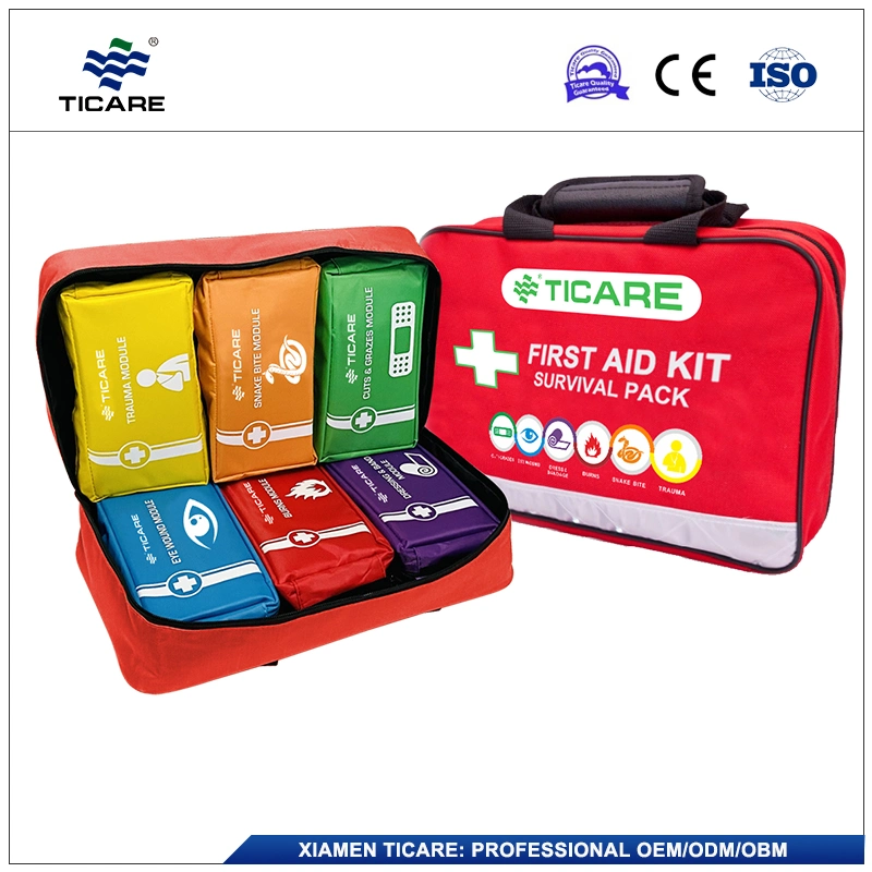 Multi Purpose 6-in-1 First Aid Kit with 6 Independent Detachable Modules