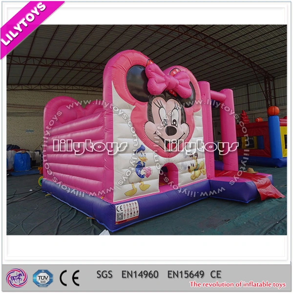 Popular Amusing Castle Inflate Combo, Inflatable Castle, Bounce Castle