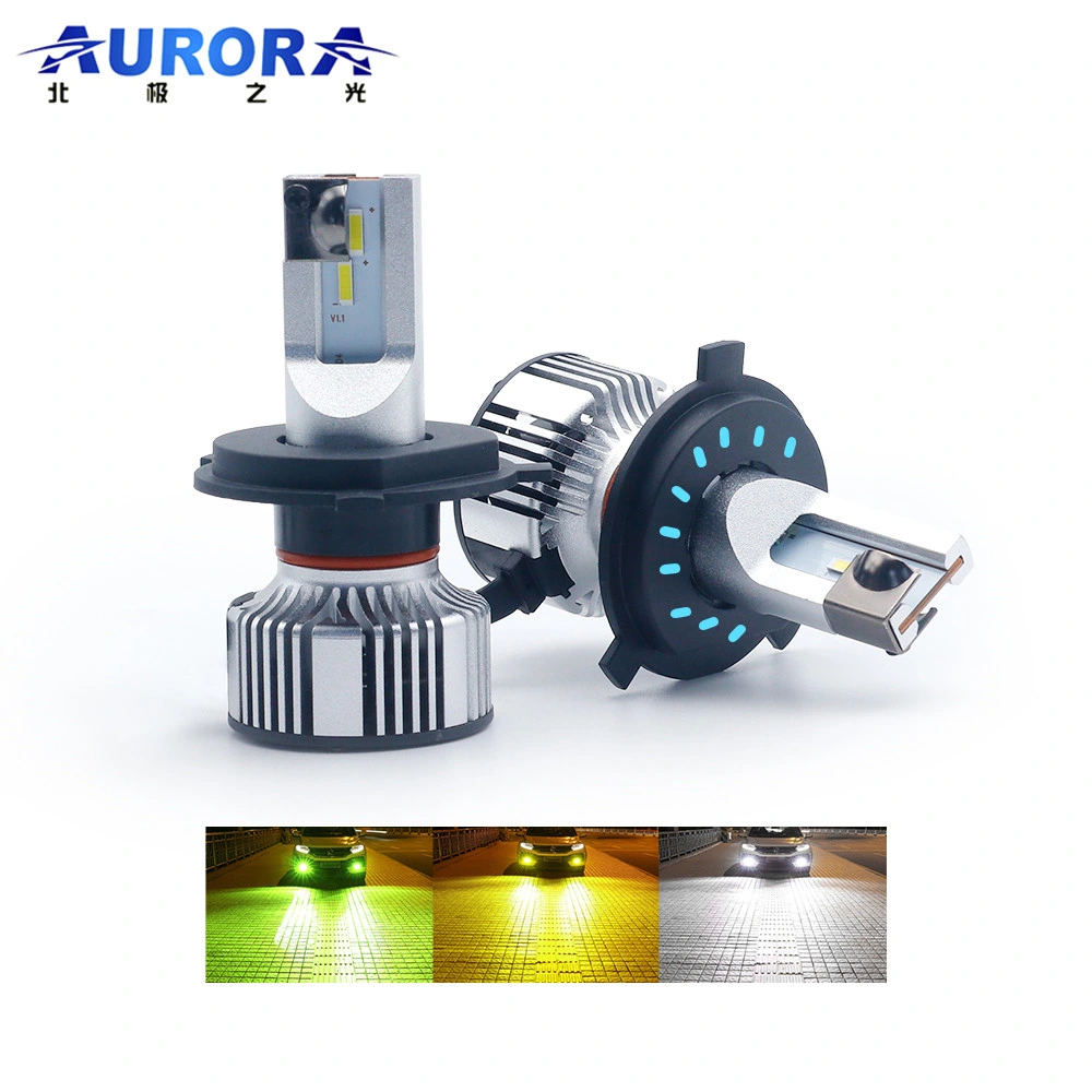 Aurora Wholesale/Supplier High Lumen 15000lm 1+1 Design LED Headlight Bulbs 12V 24V Auto Headlight for Cars Headlamp