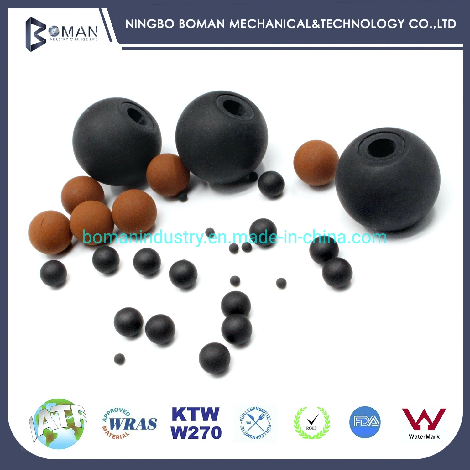 Customize Rubber Bushing Gasket Rubber Diaphragm Metal Detectable Rubber Part Seal