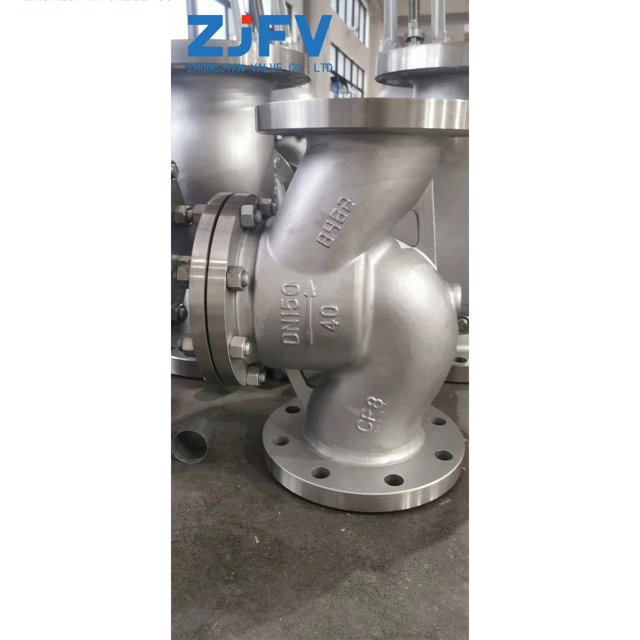 Pn40 DN150 CF8 High Pressure Stainless Steel Check Valve