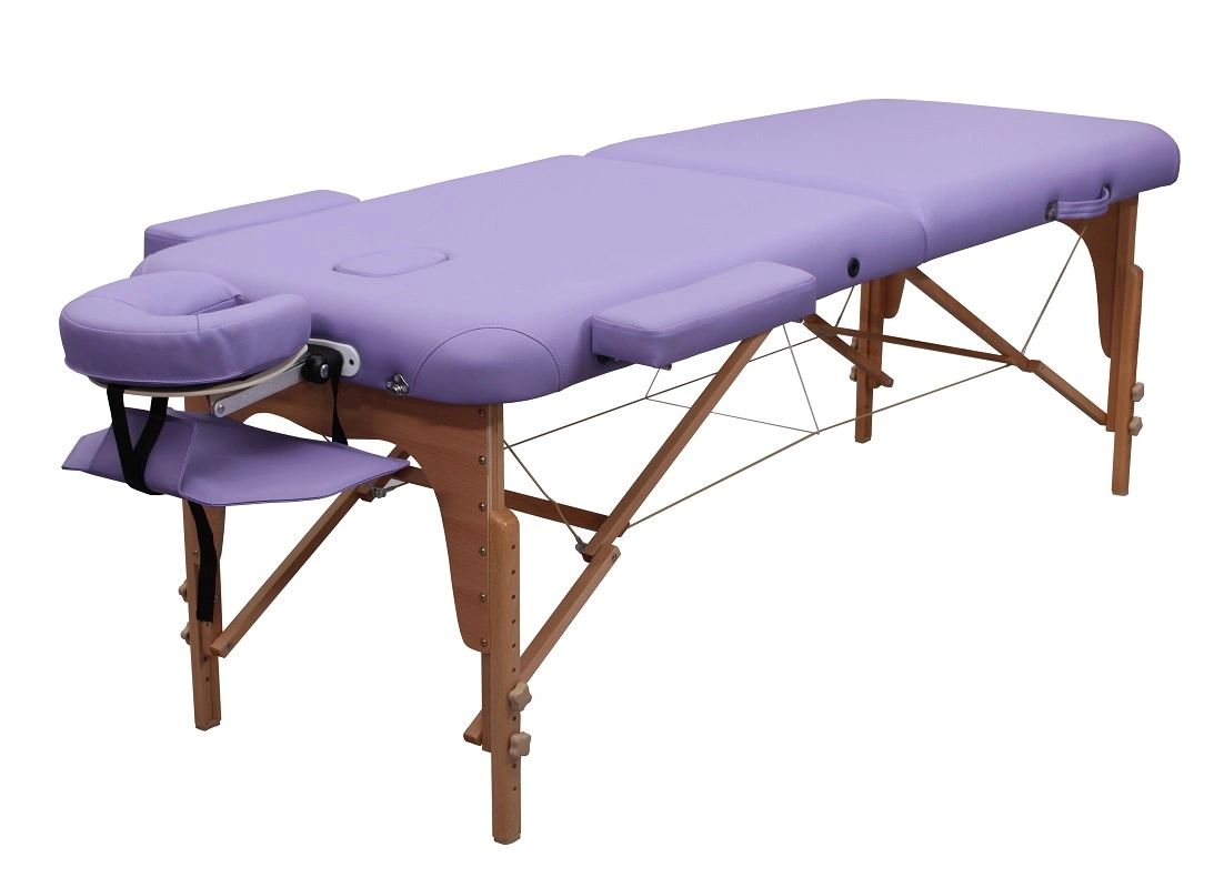 Sturdy Wooden Frame Beauty Folding Massage Table