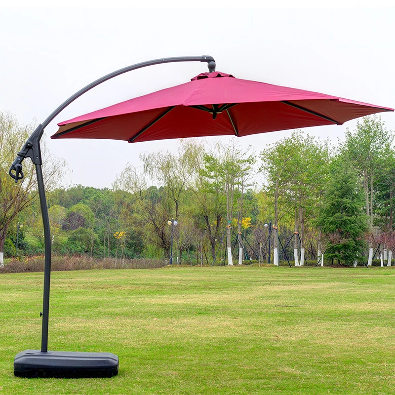 Formas de ocio Rst Gran Sol y la lluvia paraguas de paja para jardín exterior impermeable paraguas Patio sombrilla de playa