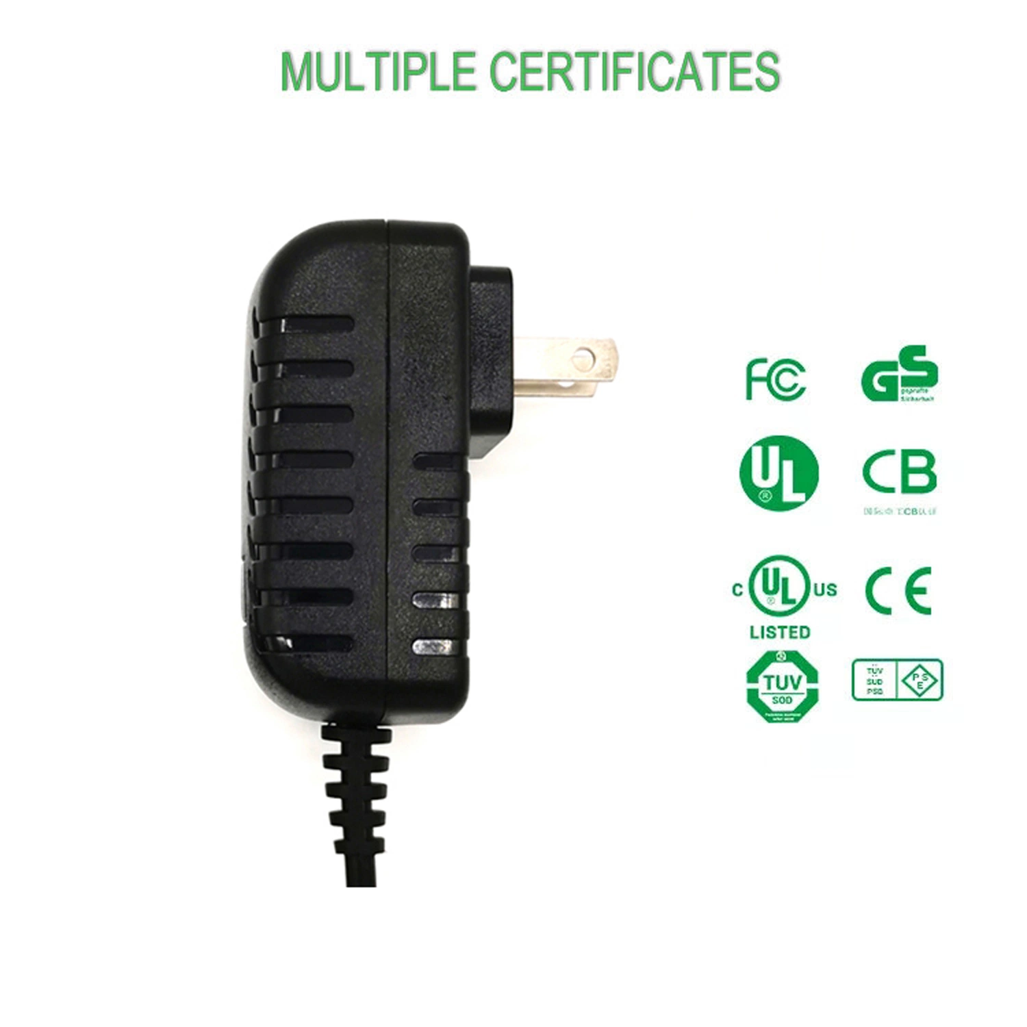 Fonte de alimentação de 12 V 1A 2A 3A 4A 5A Comutação AC/DC Adaptador de alimentação com COC PSE CE GS SAA Kc KCC