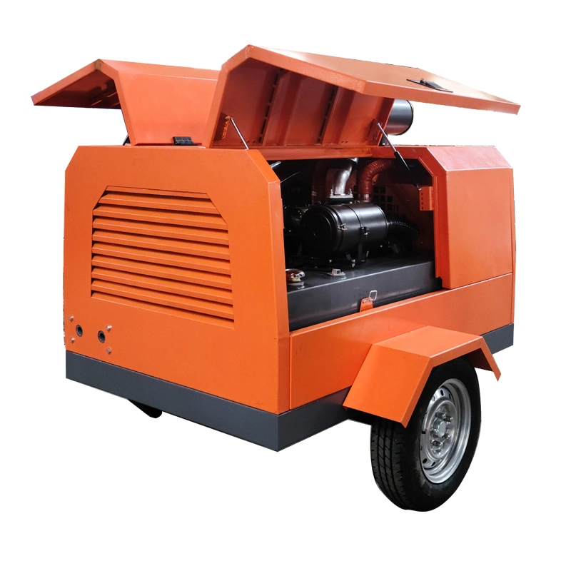 Linyi Industrial Diesel Screw Air Compressor Portable Equipment Machine Prices