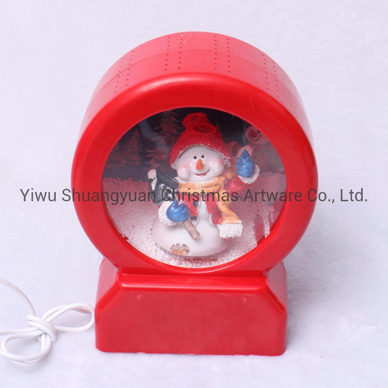 USB Music Snowglobe Ornaments Home Decoration