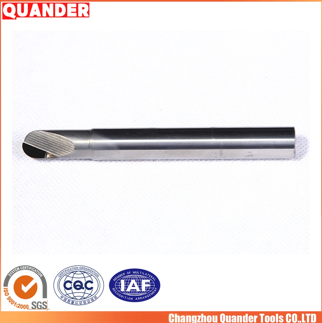 Quander Tools 1mm fresa de punta esférica China Edge Fresado Fresa de 20 grados de fresa de punta cónica de alta calidad PCD doble Alicates de corte de ángulo