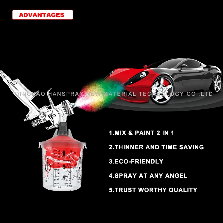 High quality/High cost performance  Four-Piece Paint Preparation Cup and Speedy Paint System for Car Body Coating