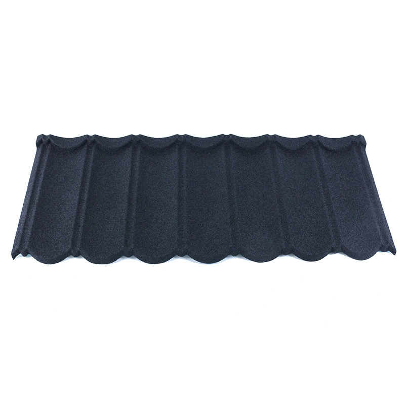 China Hot Sale Color Stone Coated Metal Roof Tile Light Weight Roof Sheet Roofing Tiles Building Materials in Nigeria