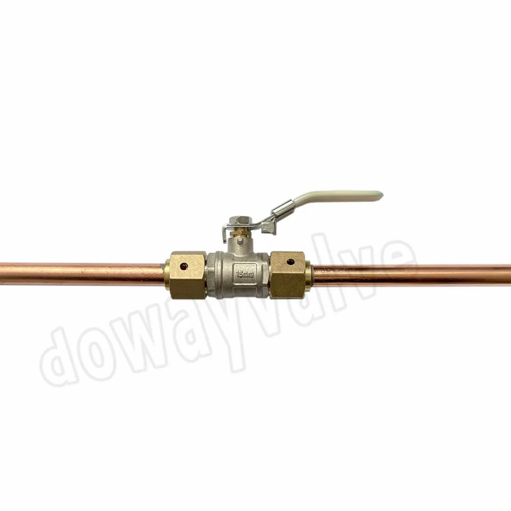 Forged Brass Medical Gas Valve with Copper Pipe