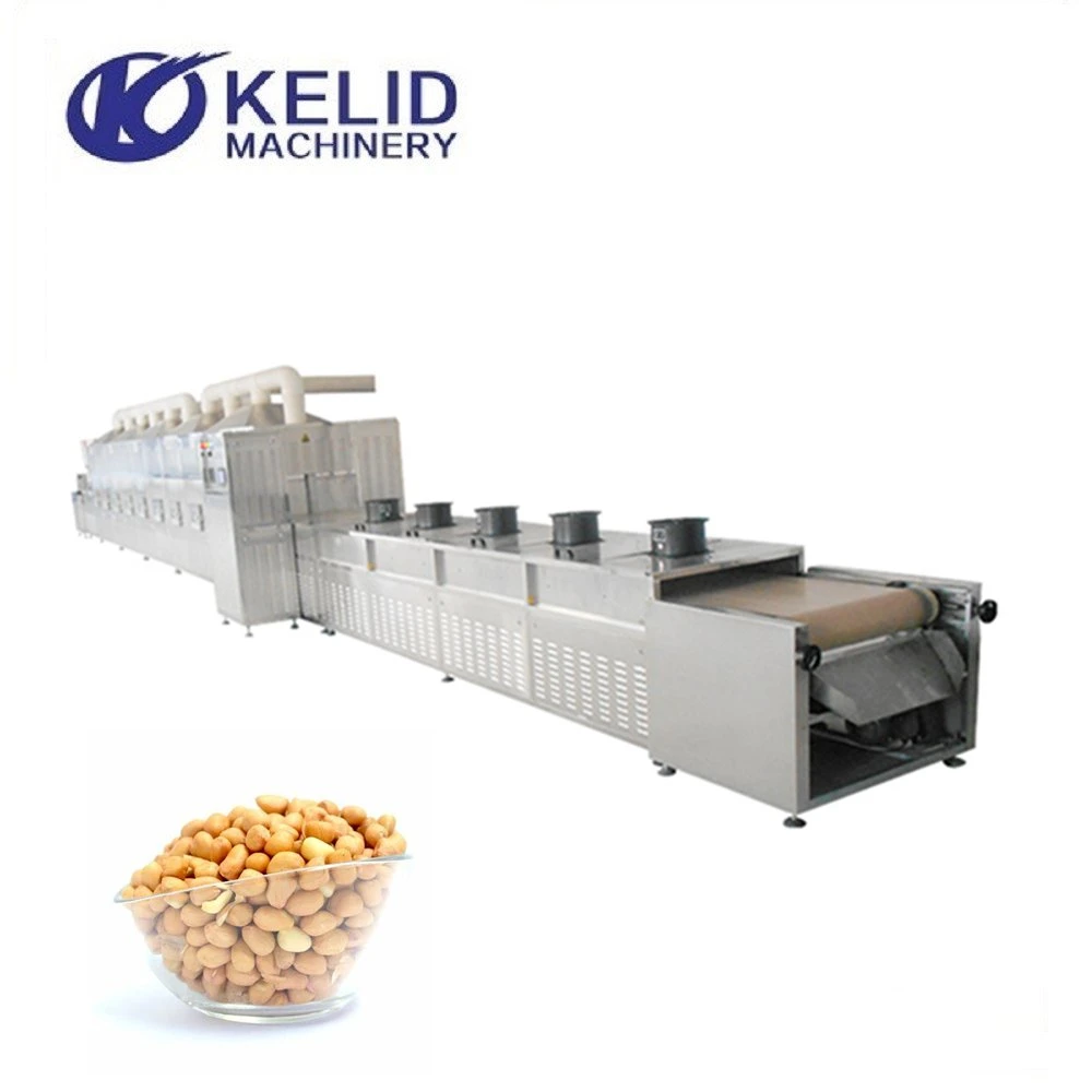 40 Kw Automatic Microwave Groundnuts Peanuts Nuts Drying Sterilizing Machine