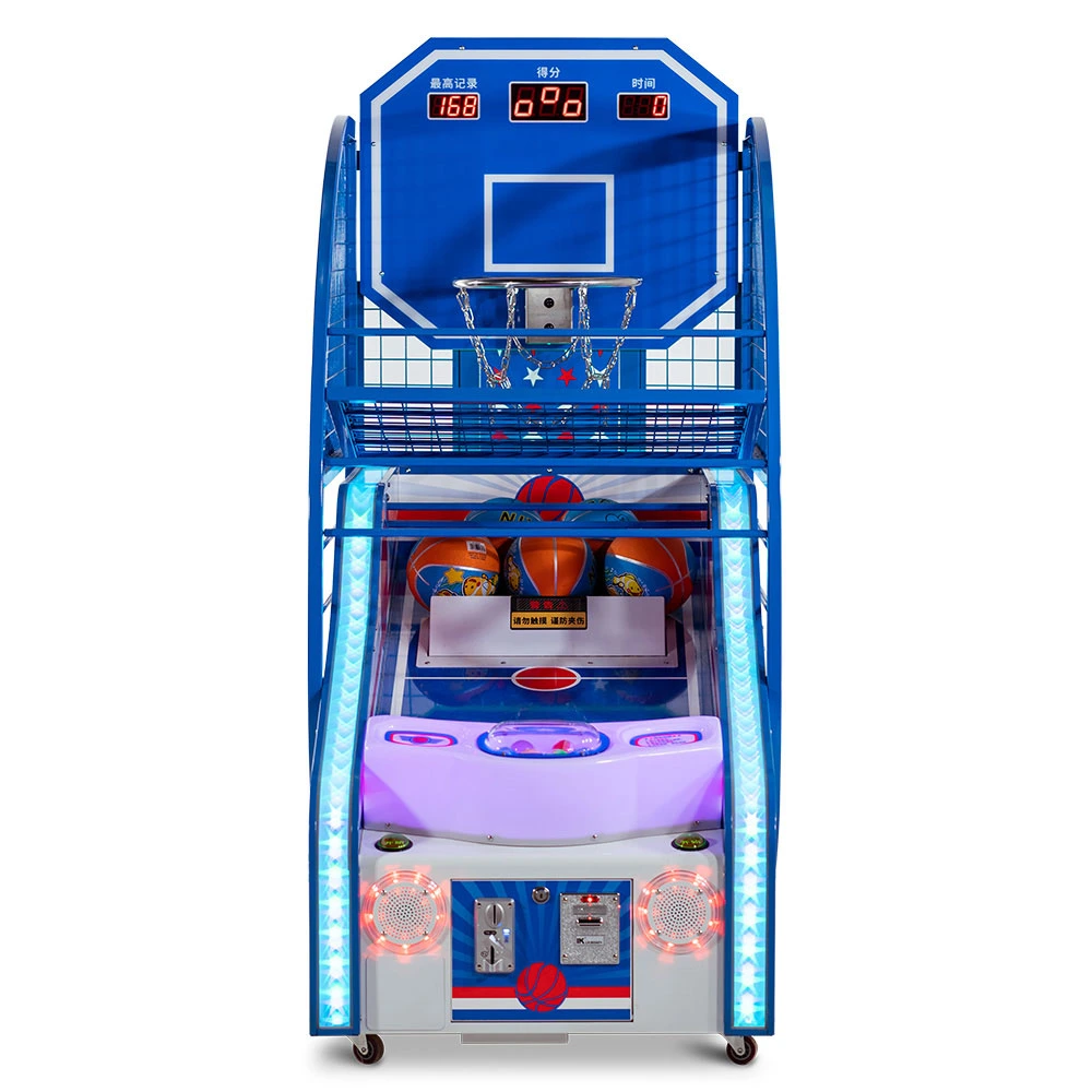 Amusement Arcade Games Machines for Kids Easy Play Fun Game Shoot Basketball Simulation Machine