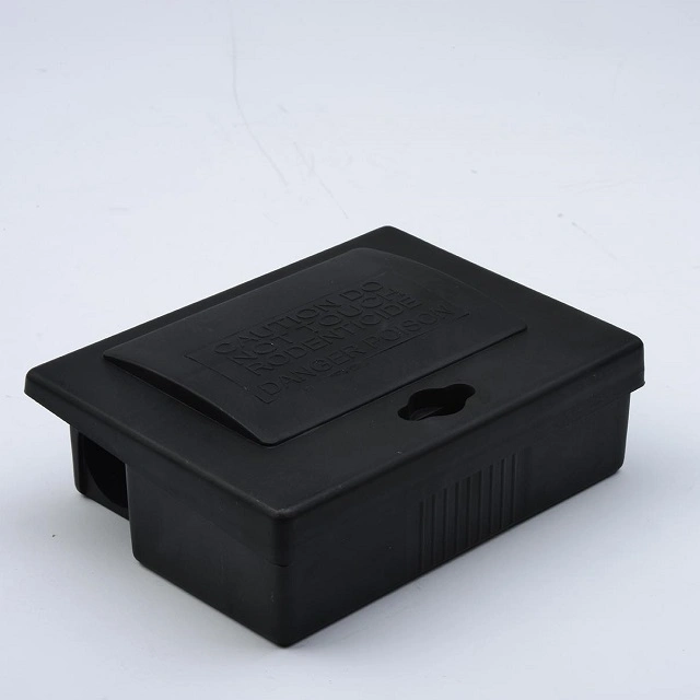 Plastic Bait Box Live Catch Rat Trap Mouse Bait Station for Pest Control