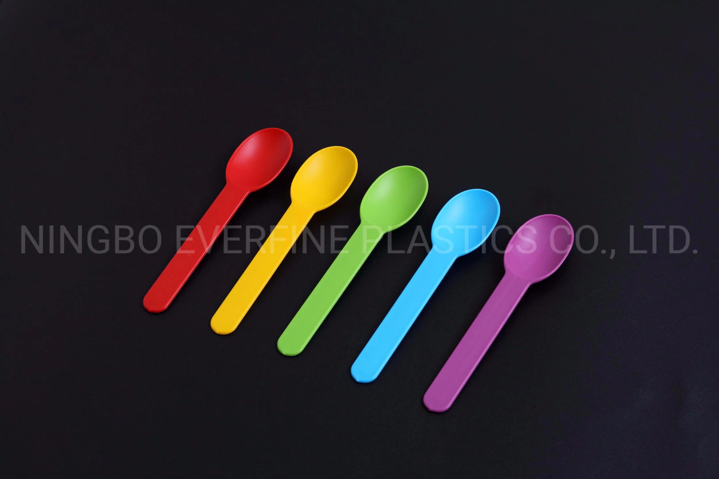 Biodegradable Heavy Weight Frozen Yogurt Spoon (PP, PSM, PLA) Plastic Products