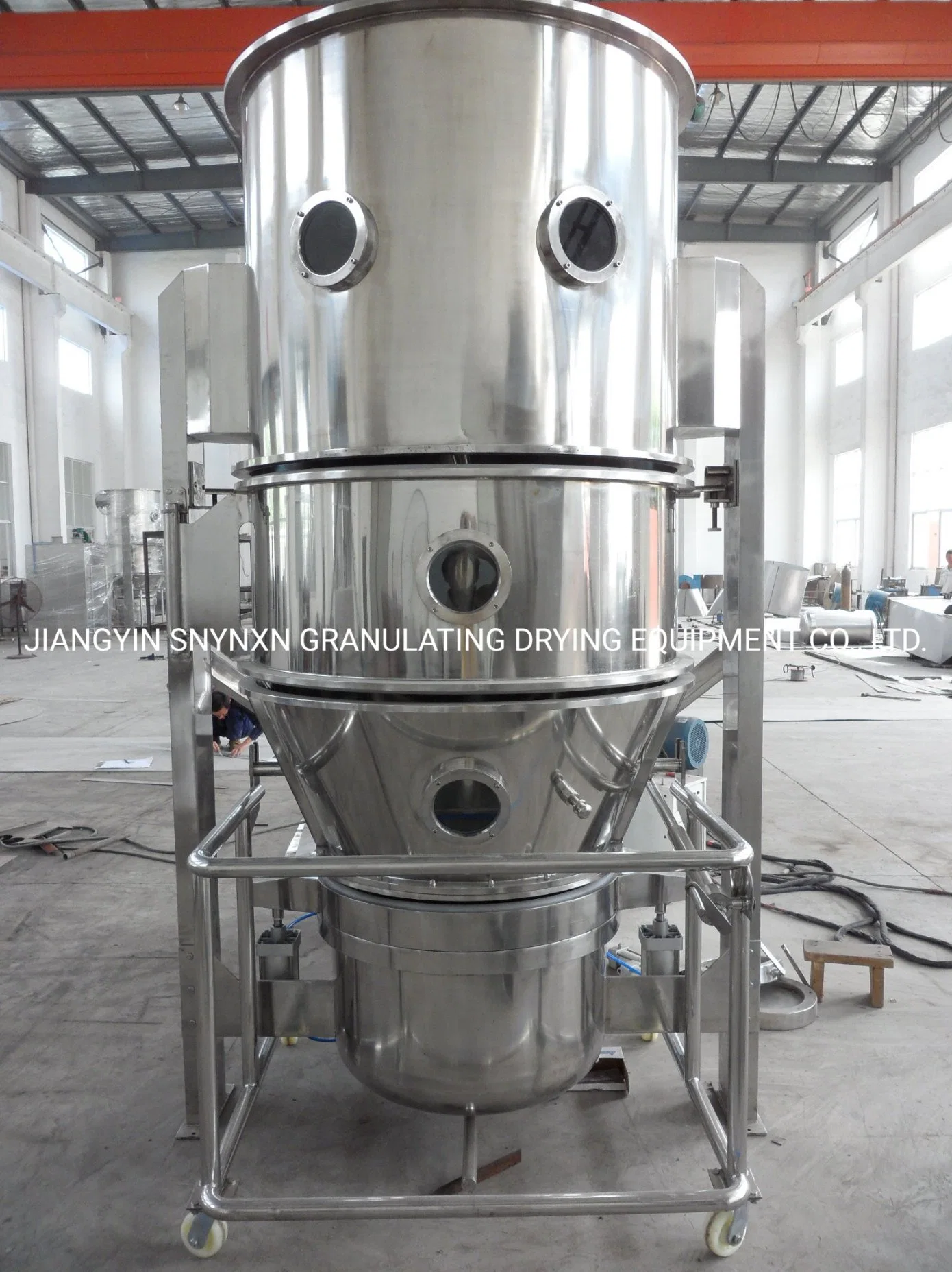 Gfg High Efficiency Fluid Bed Dryer Vertical Fluid Boiling Bed Dryer/Fluidized Bed Drying Machine Powder Granules Pharmacy