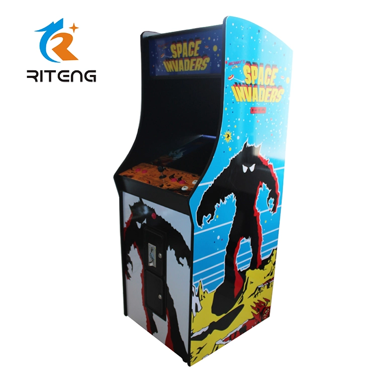 Old Video Game Arcade Joystick Arcade Game Machine with Space Invader Game