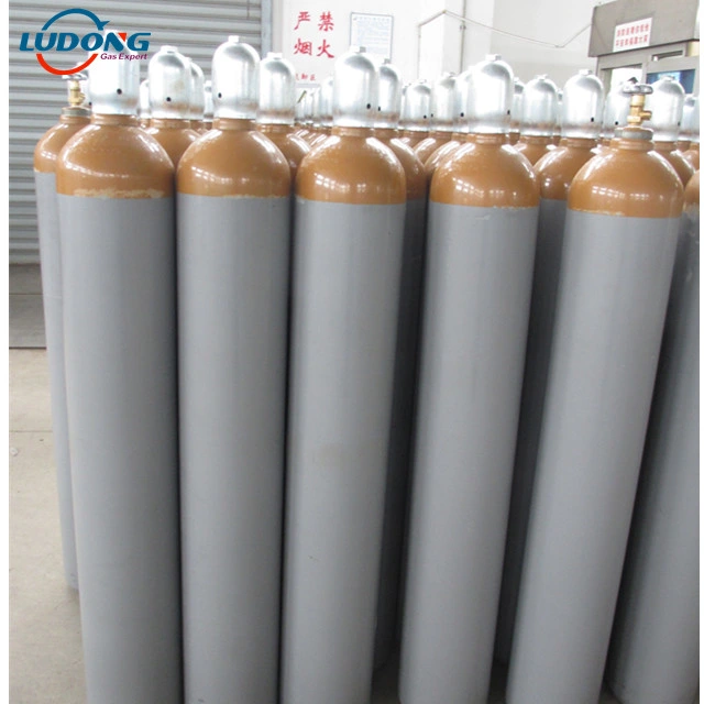 Gaz d'hélium de haute pureté / Gaz de monoxyde de carbone / Gaz H2S / Gaz CH4 / Gaz N2O / Gaz d'éthylène / Gaz C2H4 / Gaz SF6 / Gaz C2H6 / Gaz d'éthane / Gaz d'argon dans un cylindre de 44L 47L.