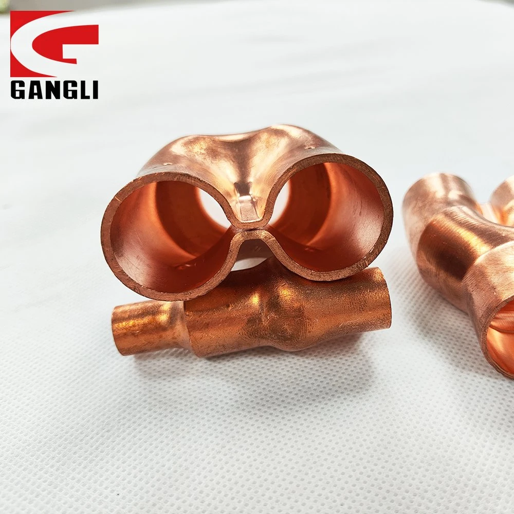 Chinese Manufacture Air Conditioner Copper Stamping Coupling Pipe Fittings Pipe Connector for Midea, Daikin, Gree, LG and So on