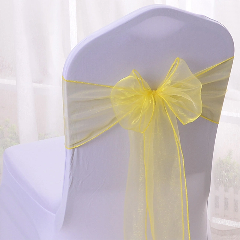 6.5*108" Sheer Organza Chair Sashes for Party Decoration