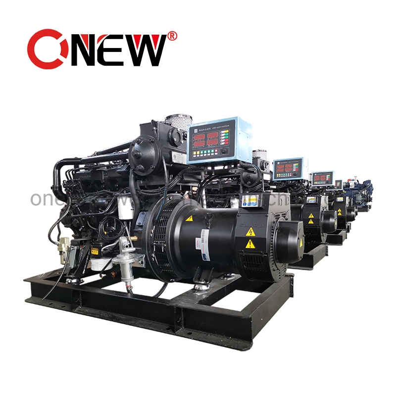 58kw 60kw 63kw10HP Open Tipo 4bt 6bt Inboard 6 Cilindros Weichai Genuíno Marine Medidores de grupo gerador diesel de barco para o preço de venda do Conjunto de Geradores