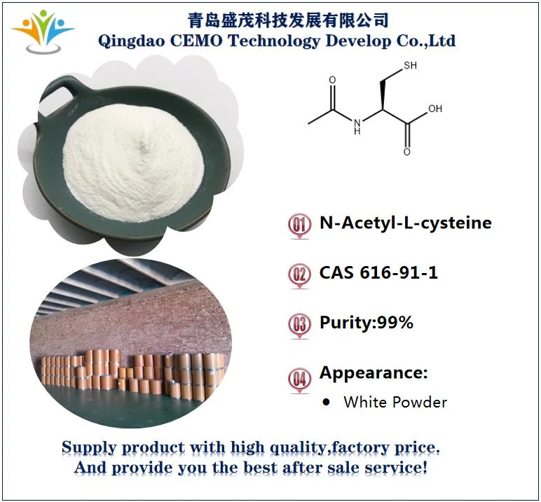 Manufacturer Amino Acids N-Acetyl-L-Cysteine CAS 616-91-1