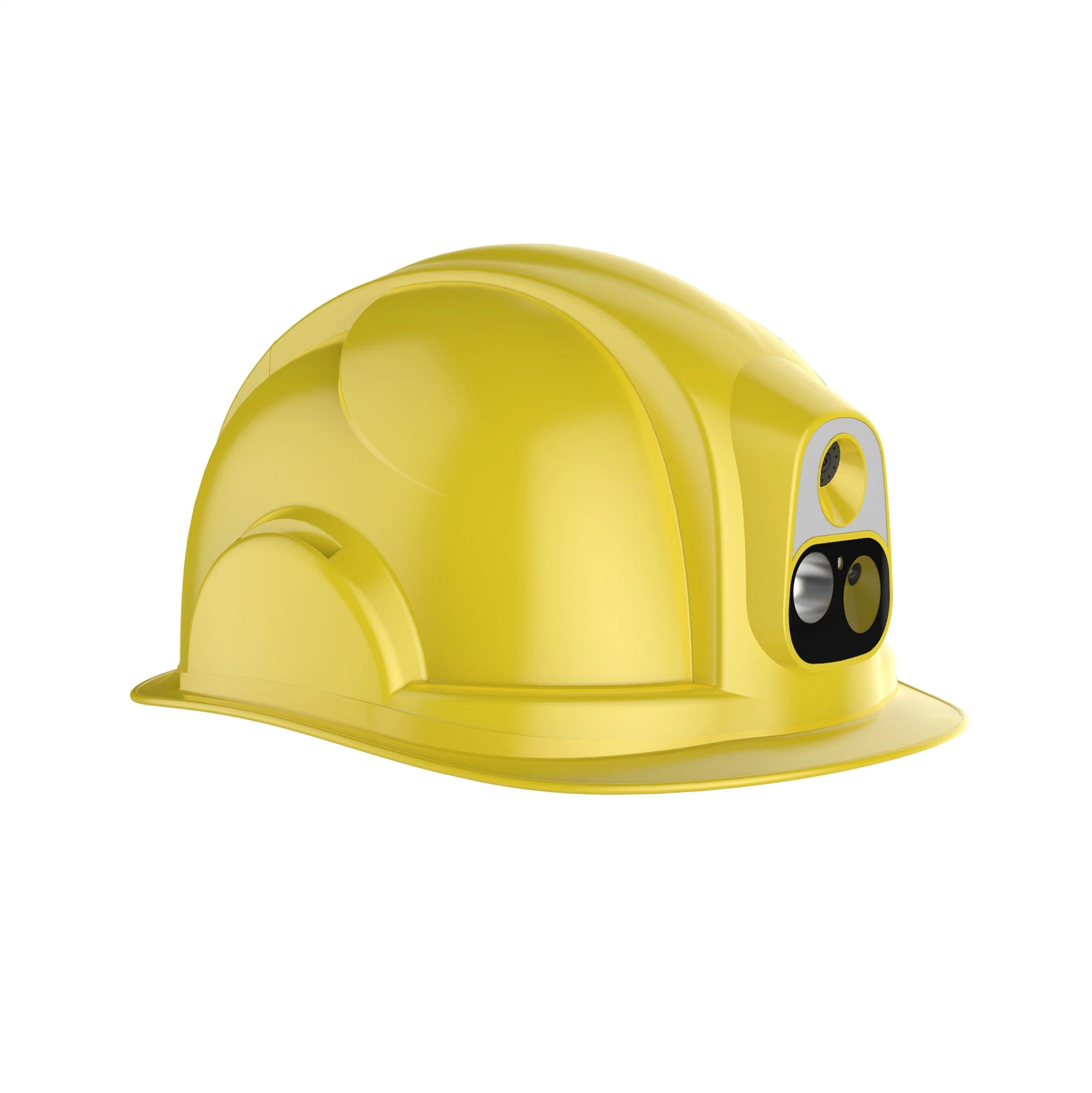 Yellow Smart Security Helmet Video Camera