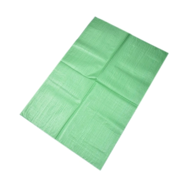 25kg 50kg Plain Green Polypropylene Woven Bag