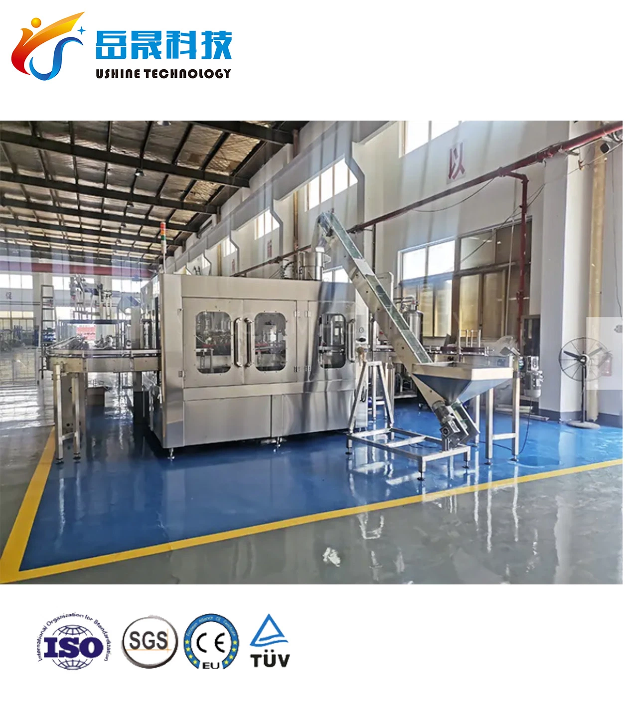 Glass Bottle Carbonated Soft Drink Cola Filling Machine Production Line, Zhangjiagang