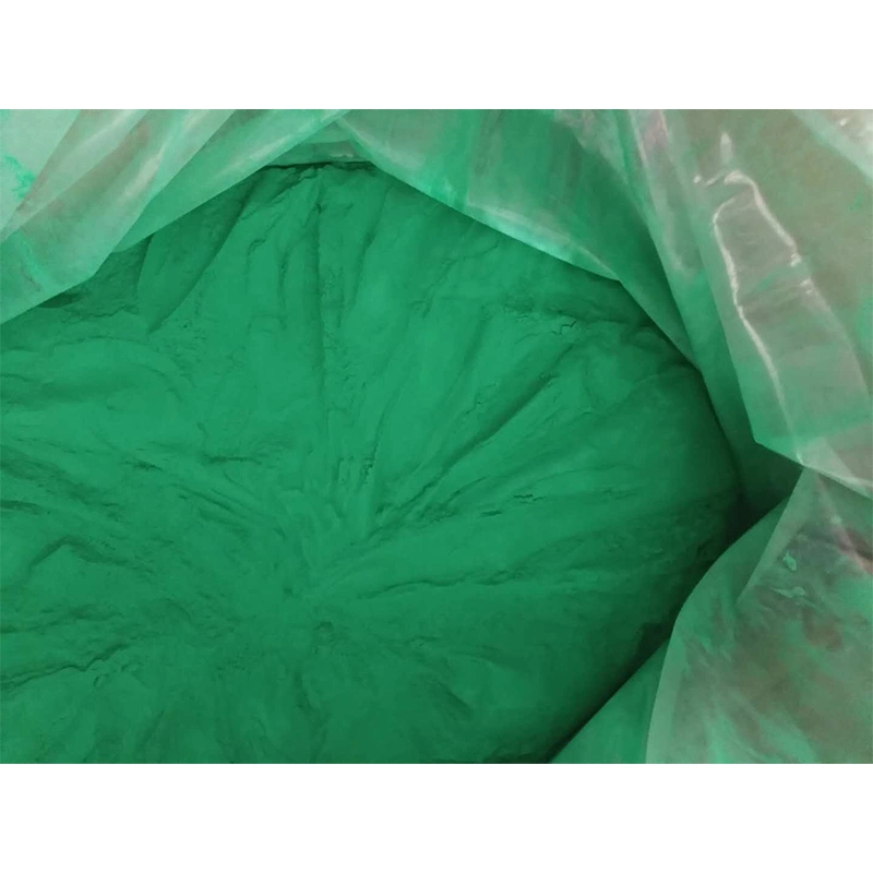 Fluid Bed Dipping PE Thermoplastic Green/Black Color Polyester Powder Coating