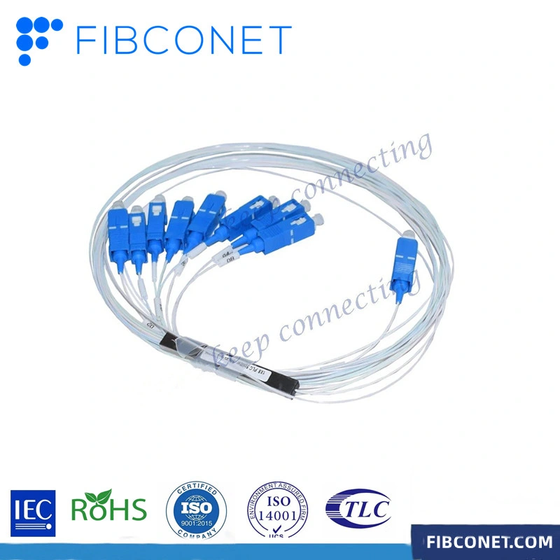 FTTH Sc/FC/St Fiber Optic ABS Box PLC Splitter