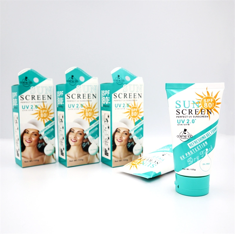 OEM ODM SPF 70 Sonnenschutz Sonnenschutz-Bildschirm Isolation UV Whitening Sun Block Creme Moisturizer Bio Sonnencreme