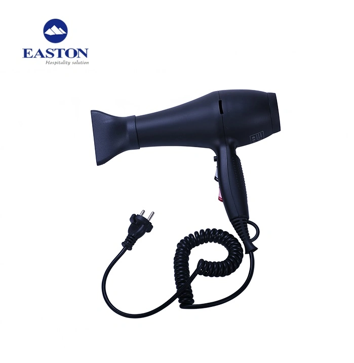 1800W Long-Life Black Handheld Hotel Hair Dryer