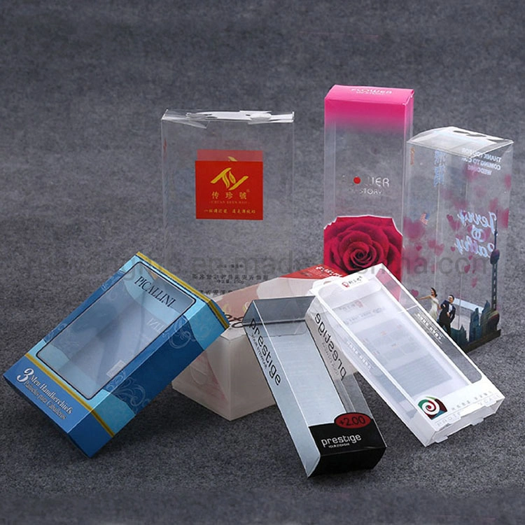 В подарочной упаковке складная ясно ПЭТ ПВХ PP прозрачные пластиковые окна и при печати