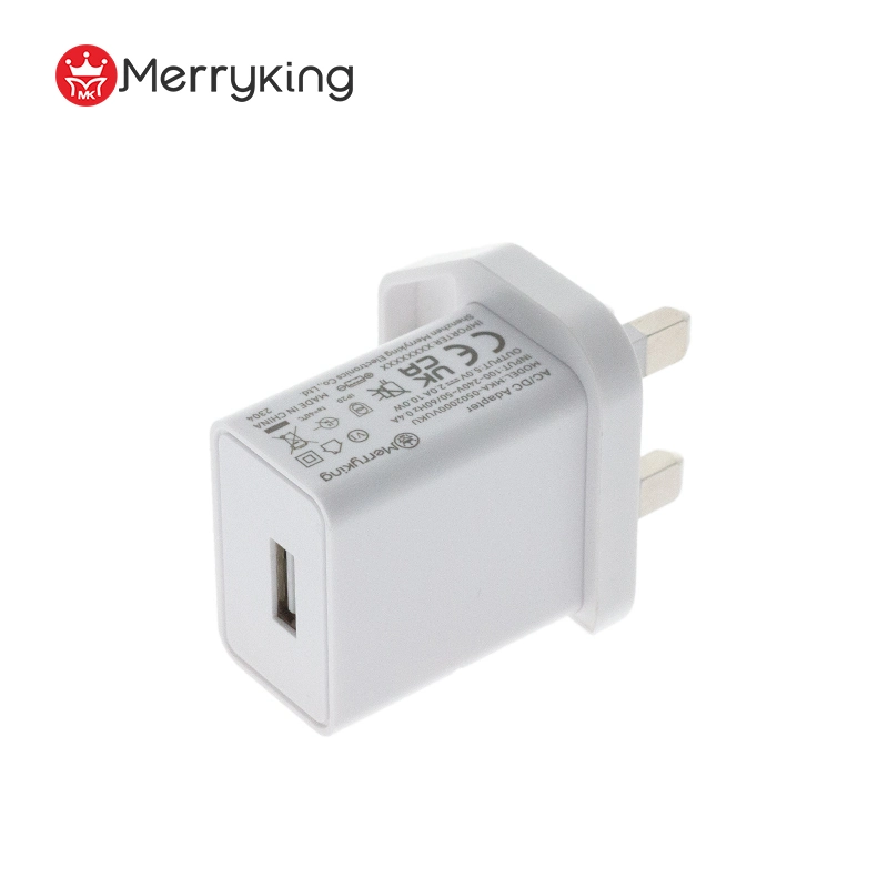 Ukca CE UK Stecker USB Wandzellen Handy Ladegerät Smart Watch Power Adapter 5V 1A unterwegs Ladegerät für Kindle