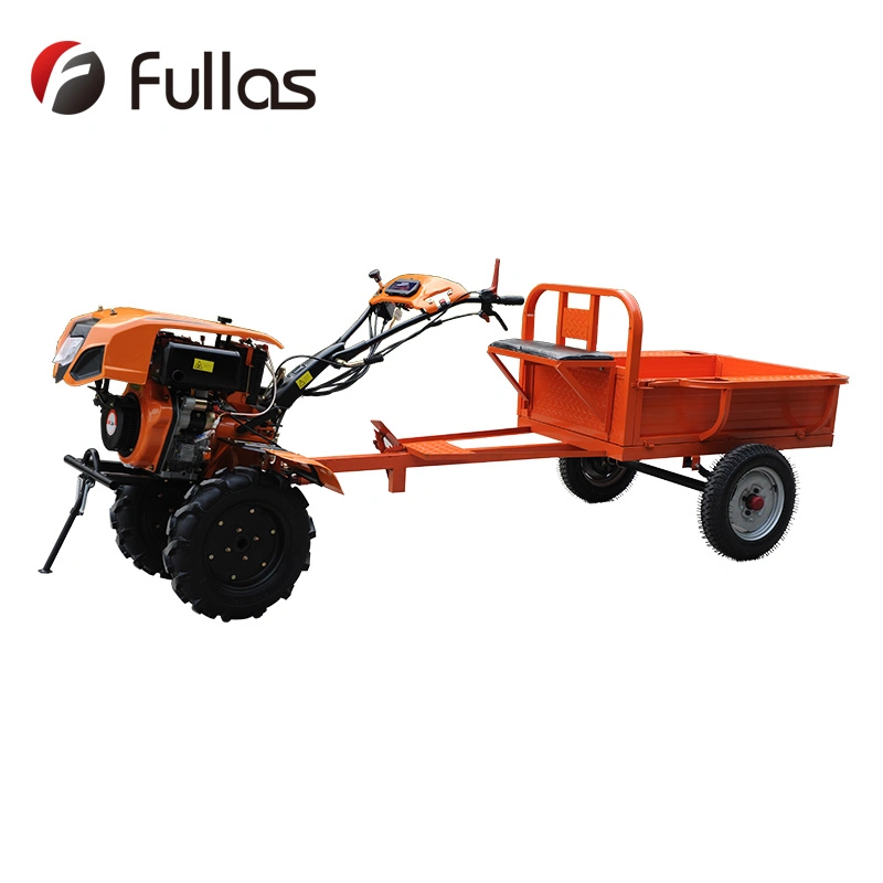 FULLAS FPT800 Gasoline Functional Rotary Mini  Tiller Optional Trailer