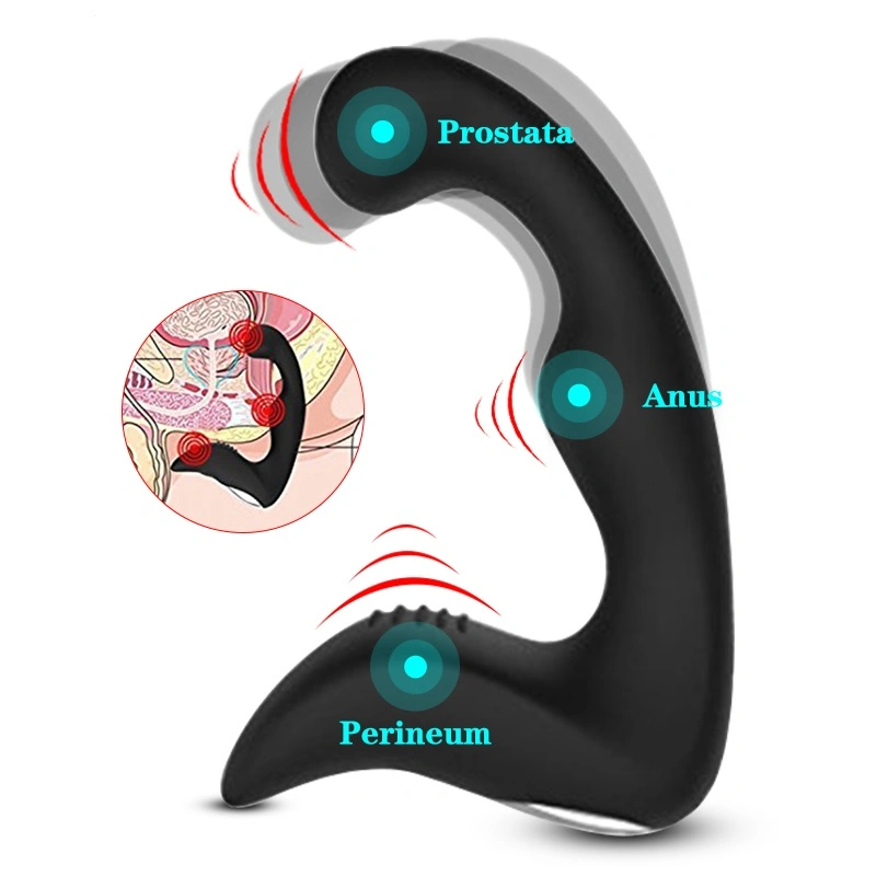 Men Women Silicone Prostate Massage Anus Stimulation Vibrating Dildo Sexual G Spot Vibrator Anal Butt Plug