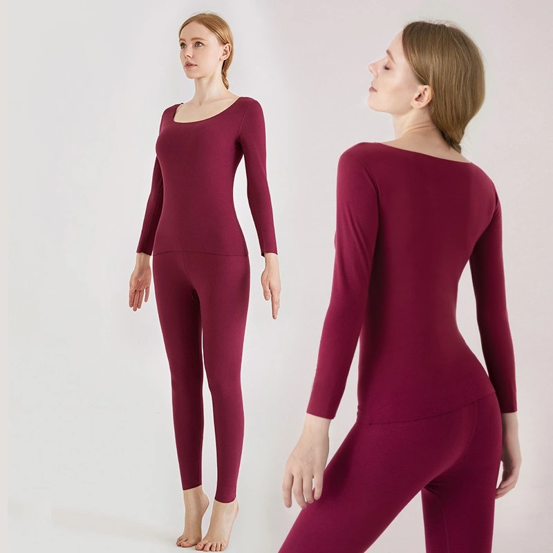 Women&prime; S Autumn and Winter Thermal Underwear Suit